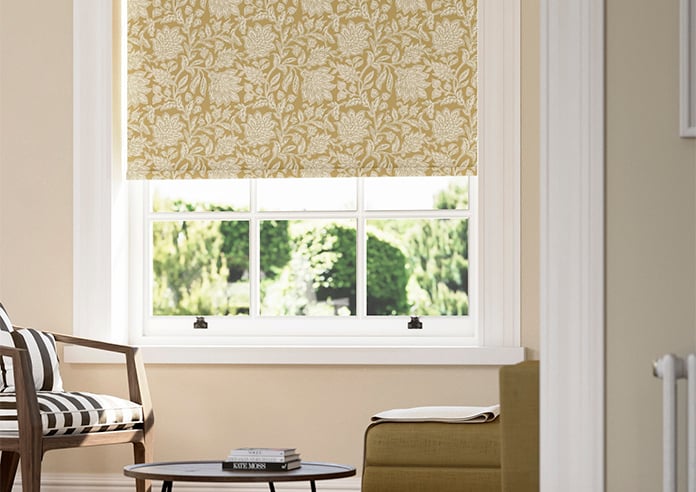 Land & Shore Rowallane (Blackout), Ochre - Twist&Fit Roller Blind - Image 5